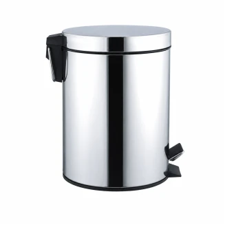 Κάδος Απορριμμάτων 5lt Inox Φ20x27cm MRShome