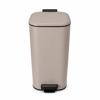 Κάδος Soft Close Μεταλλικός 20L Μπέζ Ματ 23x38x37.5cm MRShome