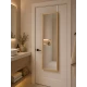 Κρεμαστός Καθρέπτης για Πόρτα από MDF 34x94cm Natural MRShome