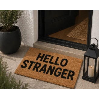 Πατάκι Εισόδου 59x39cm ''Hello Stranger'' MRShome