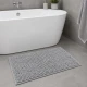 Πατάκι Μπάνιου Chenille 45x70cm Γκρι MRShome