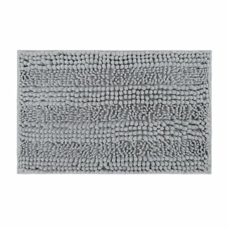 Πατάκι Μπάνιου 45x70cm Mrshome Chenille Γκρί