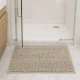 Πατάκι Μπάνιου Chenille 45x70cm Μπεζ MRShome