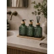 Σετ Δύο Dispenser & Αρωματικό Χώρου με Sticks Γυάλινο/Μπαμπού με δίσκο Green MRShome