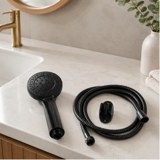 Σετ Κεφαλής Ντους Black MRShome DC-021002