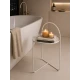 Side Table Μεταλλικό Φ40x65cm Sand MRShome