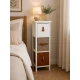 Συρταριέρα MDF με 3 Συρτάρια με Λαβή Multi 25x25x77cm MRShome