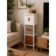 Συρταριέρα MDF με 3 Συρτάρια με Λαβή Multi 25x25x77cm MRShome