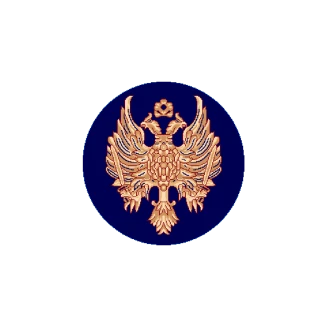 Χαλί Ροτόντα Φ 060 Isexan Atlantis Orthodoxia Ανοιχτά Φτερά Μπλέ