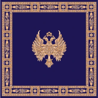 Χαλί 300x300 Isexan Atlantis Orthodoxia Ανοιχτά Φτερά Μπλέ