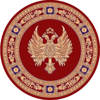 Χαλί Ροτόντα Φ 200 cm Isexan Atlantis Orthodoxia Ανοιχτά Φτερά Κόκκινο