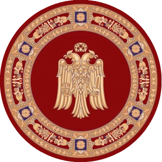 Χαλί Ροτόντα Φ 150 cm Isexan Atlantis Orthodoxia Με Κλειστά Φτερά