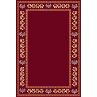 Χαλί Atlantis 2600 - Orthodoxia χωρίς αετό - ΚΟΚΚΙΝΟ (ειδική μπορντούρα με αετό προς τα επάνω) 200x300
