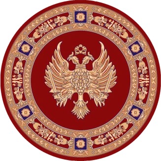 Χαλί Ροτόντα Φ 400 cm Atlantis Orthodoxia Ανοιχτά Φτερά Κόκκινο