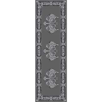 Χαλί 100x320 Atlantis Orthodoxia Ανοιχτά Φτερά Γκρί