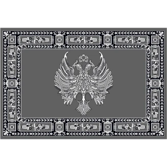 Χαλί 130x100 Atlantis Orthodoxia Ανοιχτά Φτερά Γκρί