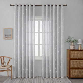 Κουρτίνα Με Τρέσσα 270x280 Lucktora 6092-16 Γκρί
