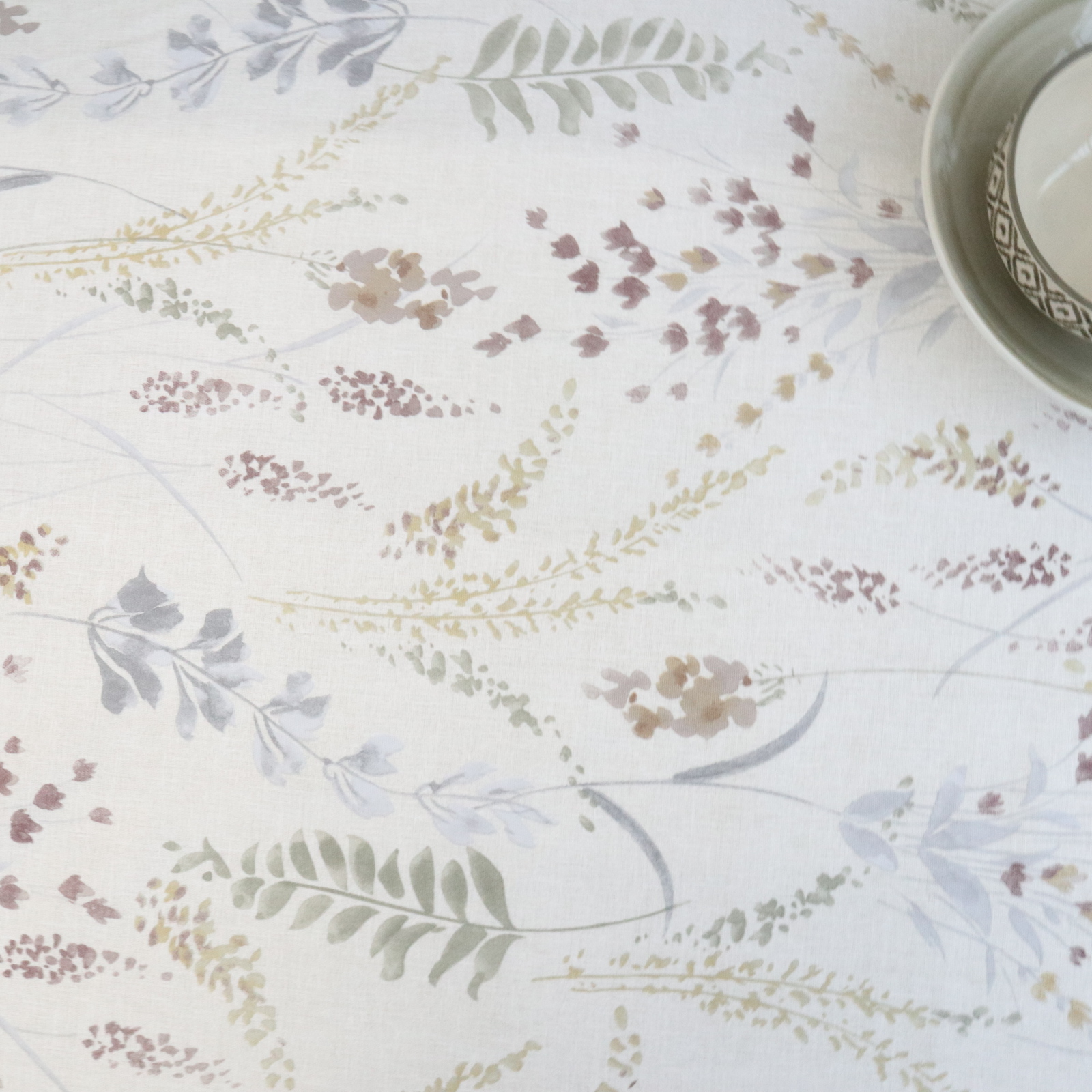 Τραπεζομάντηλο Ροτόντα R220 Dimeco Τυπωτό Βαμβακερό Herb