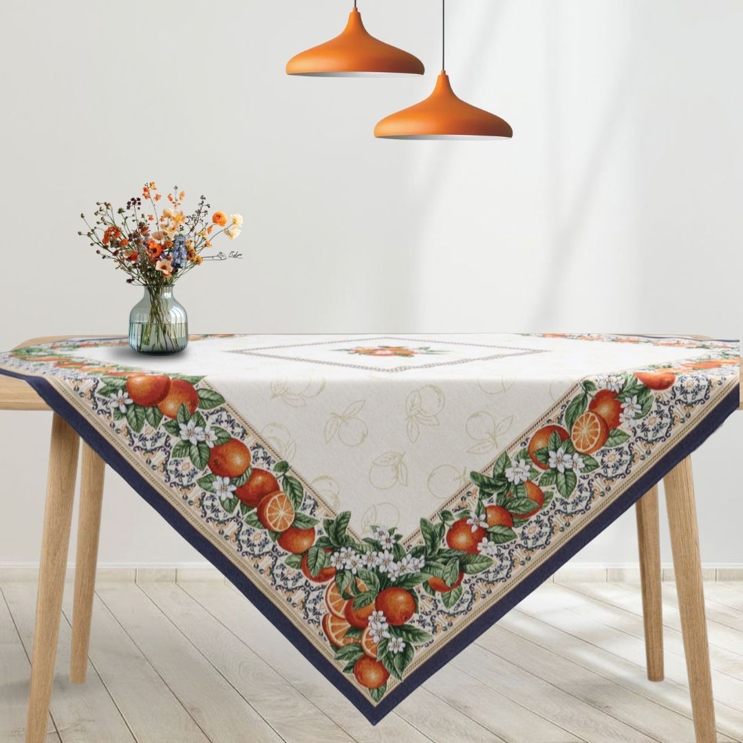 Τραπεζομάντηλο Ροτόντα R180 Dimeco Στόφα Panel Valencia