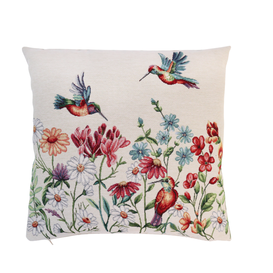 Μαξιλαροθήκη Διακοσμητική 45x45 Dimeco Στόφα Panel Bloom