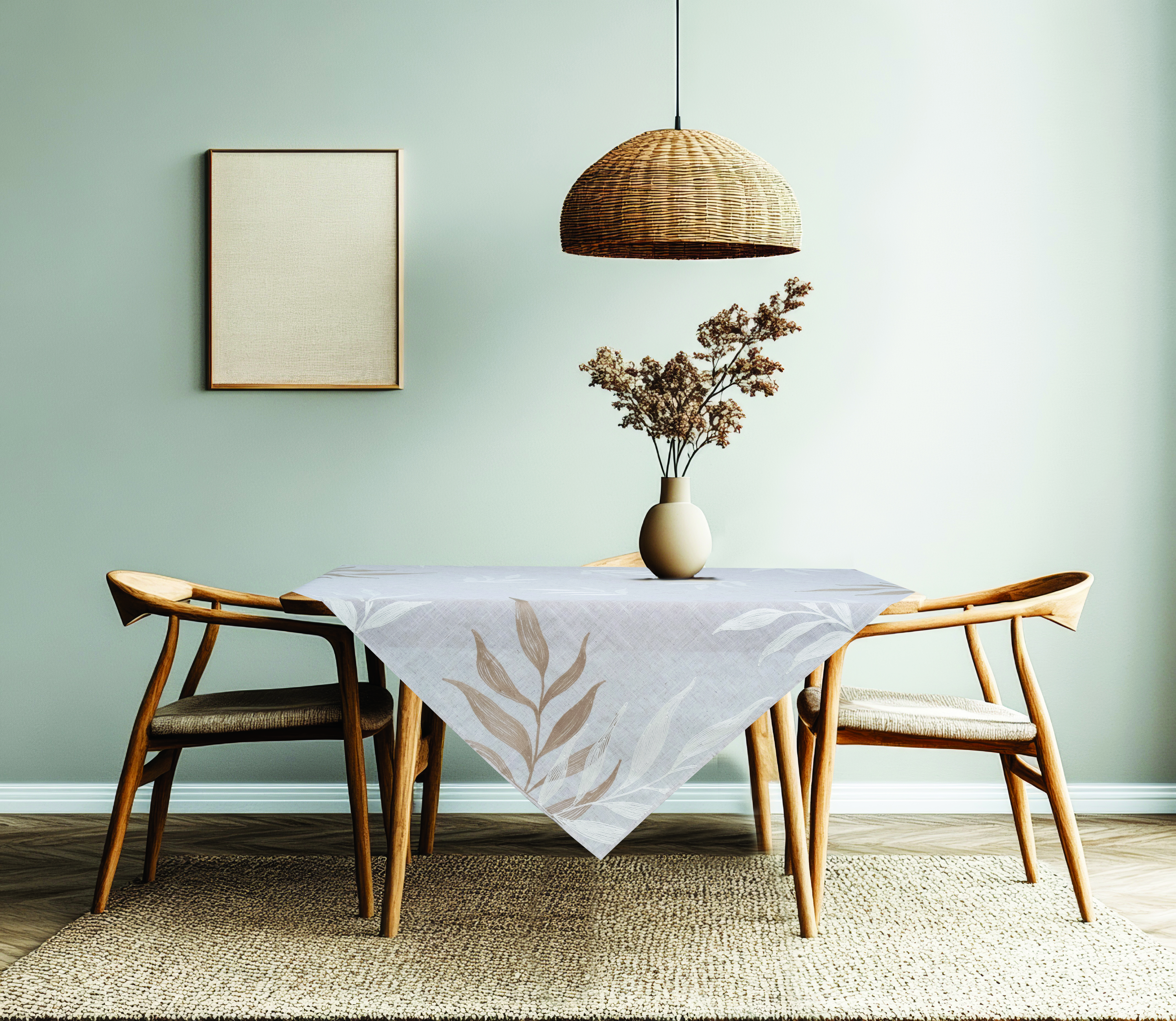 Τραπεζοκαρέ 135x135 Dimeco 1050 Beige