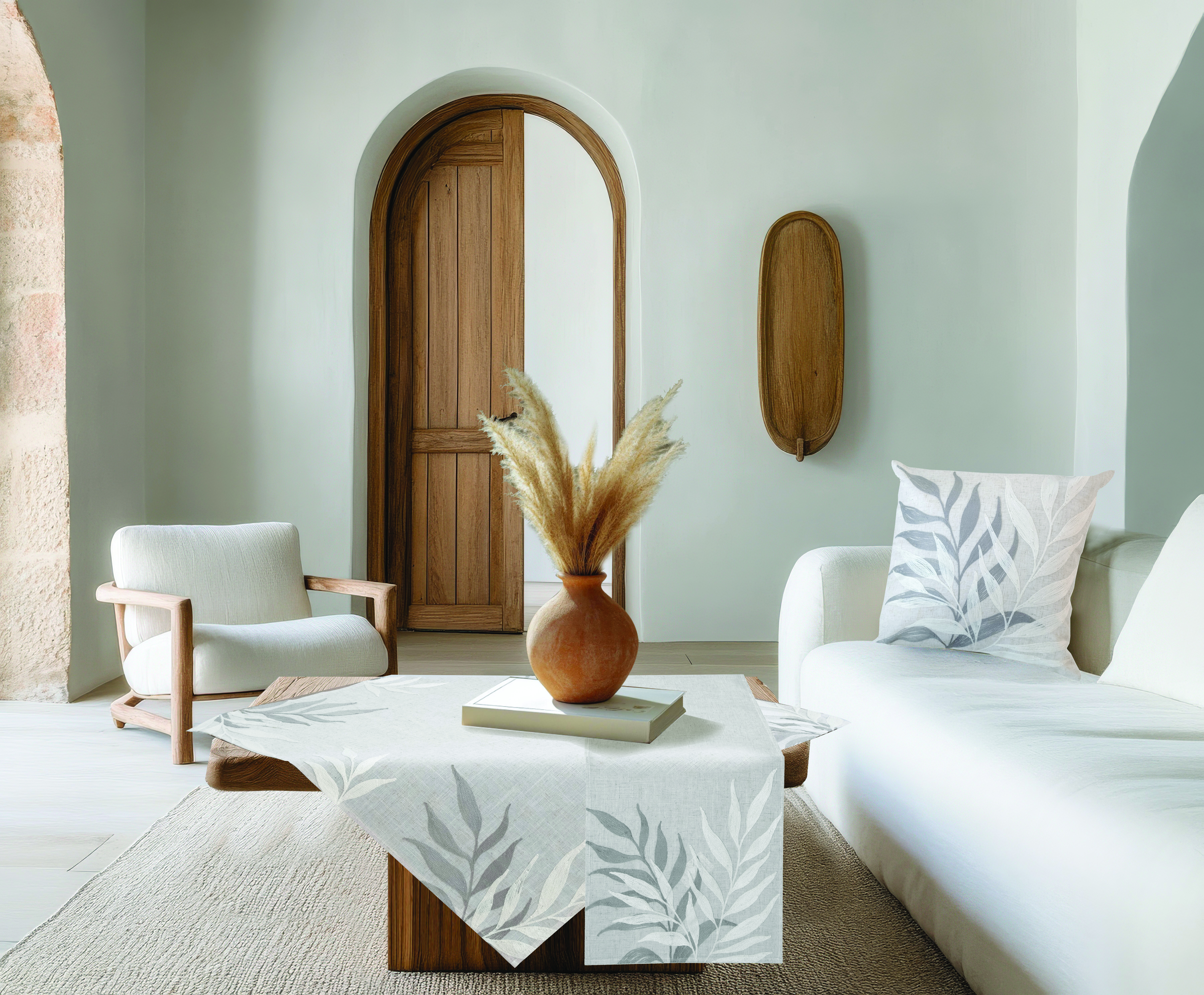Τραπεζοκαρέ 135x135 Dimeco 1050 Grey