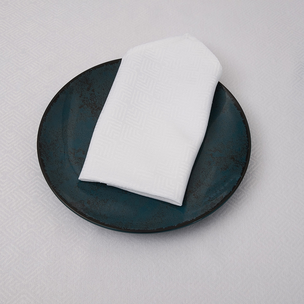 Πετσέτα Φαγητού 42x42 Dimeco 5274 White