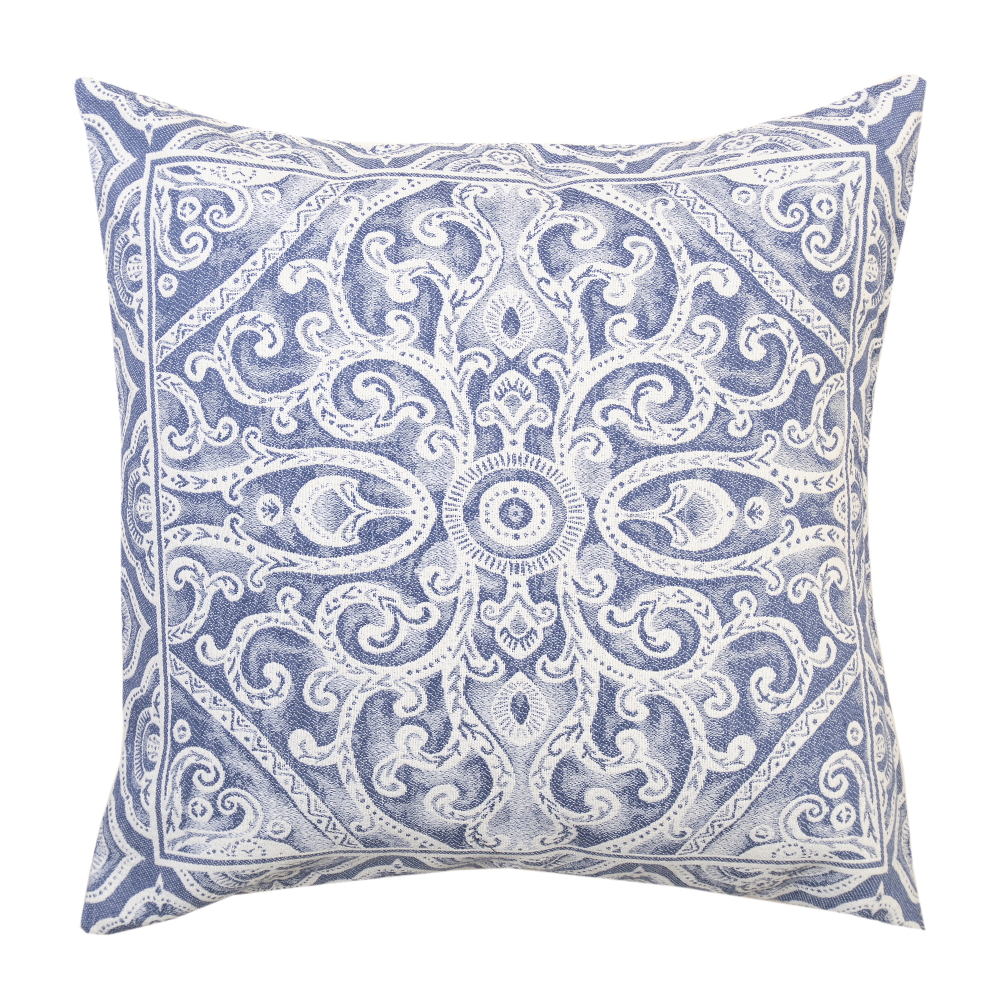 Μαξιλαροθήκη Διακοσμητική 45x45 Dimeco Στόφα Panel Capri Blue