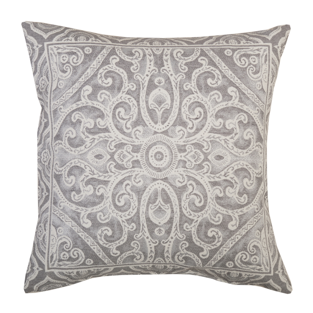 Μαξιλαροθήκη Διακοσμητική 45x45 Dimeco Στόφα Panel Capri Grey