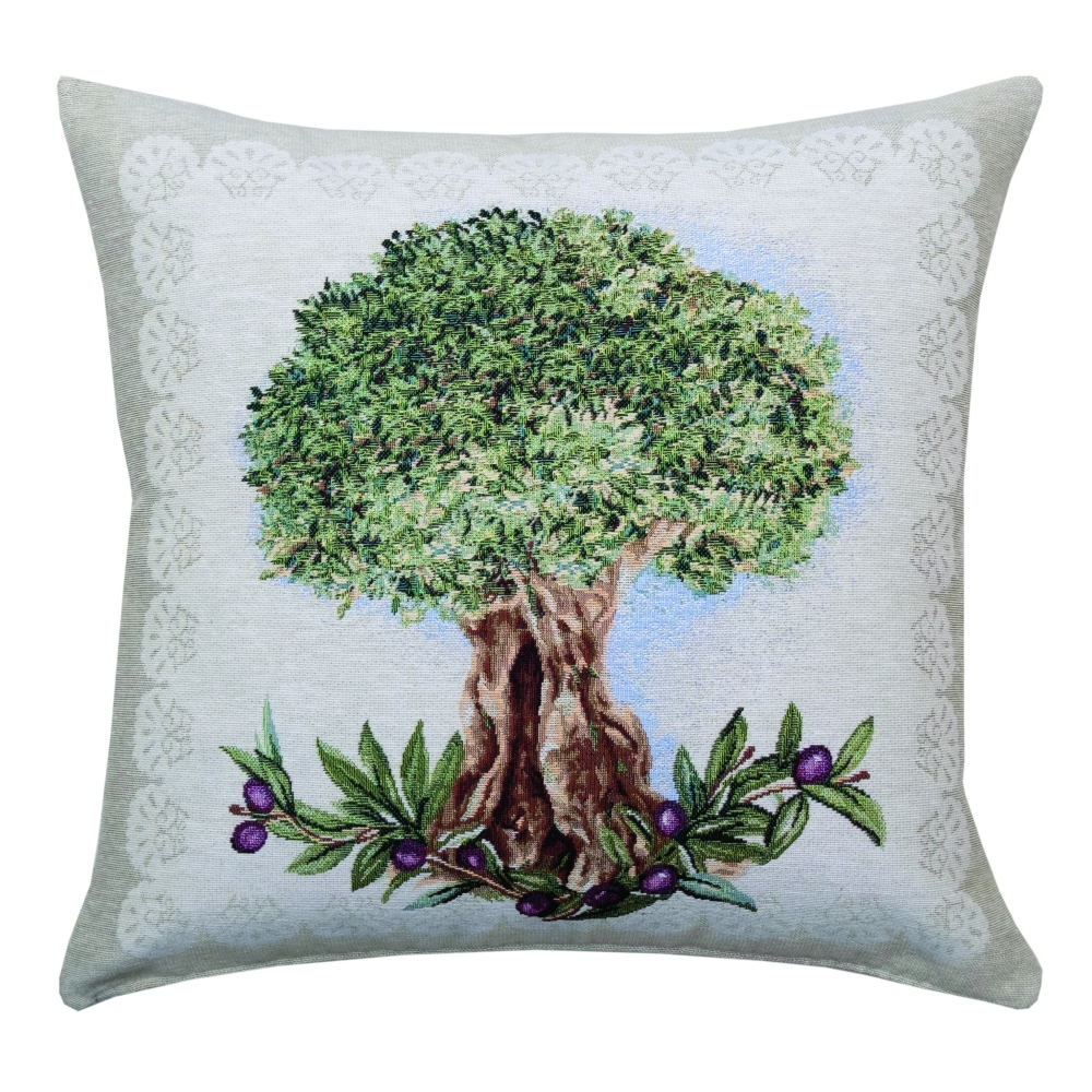 Μαξιλαροθήκη Διακοσμητική 45x45 Στόφα Panel Dimeco Catania Tree