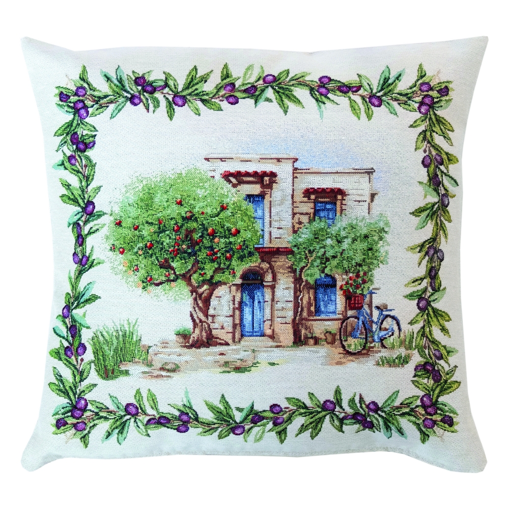 Μαξιλαροθήκη Διακοσμητική 45x45 Στόφα Panel Dimeco Catania Home