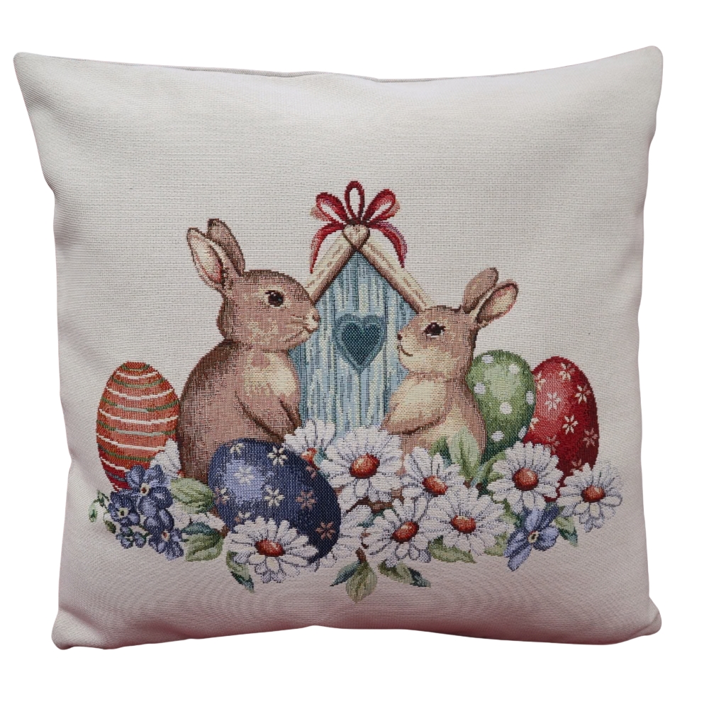 Πασχαλινή Μαξιλαροθήκη 45x45 Easter Twix Dimeco