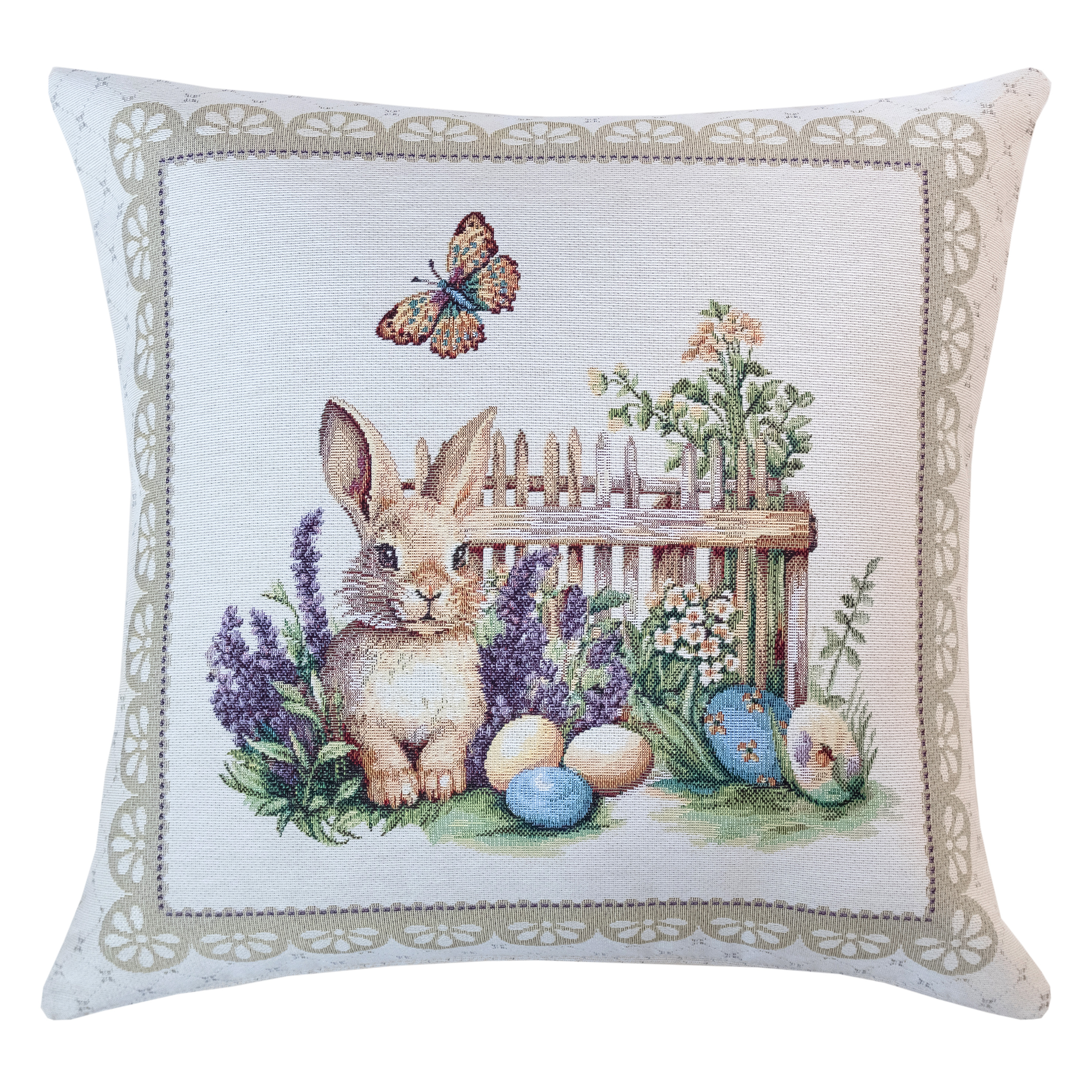 Μαξιλαροθήκη Διακοσμητική Στόφα Panel 45x45 Dimeco Easter Charm