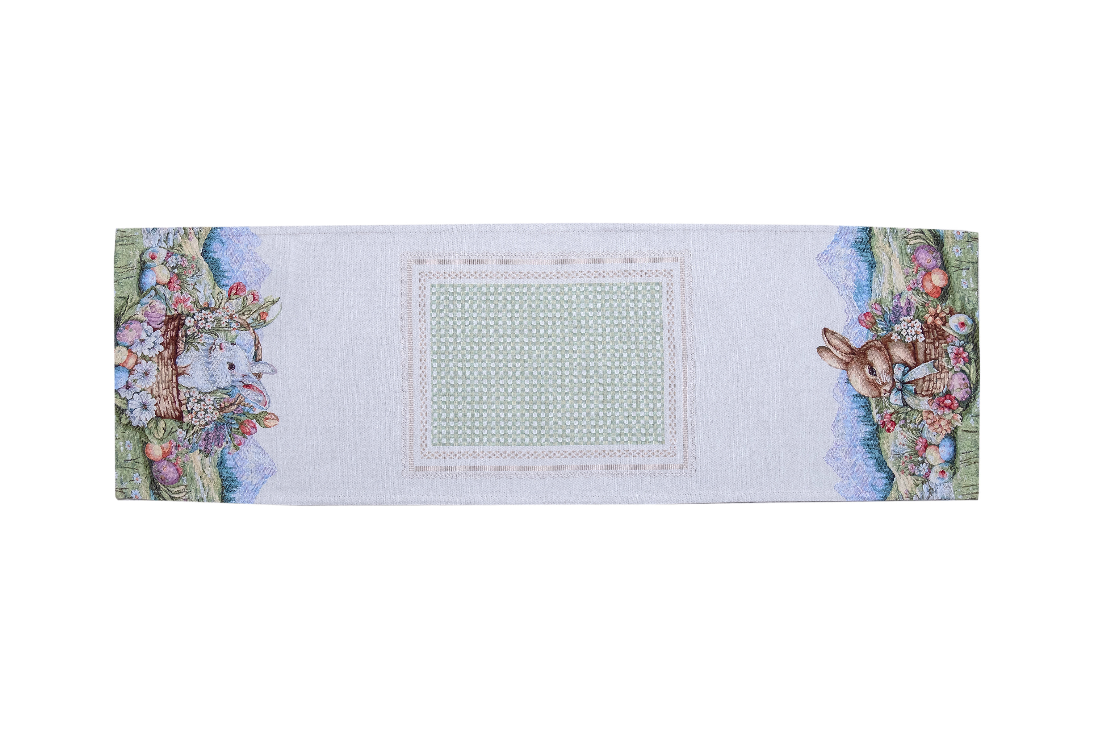 Runner Στόφα Panel 35x100 Dimeco Easter Grass