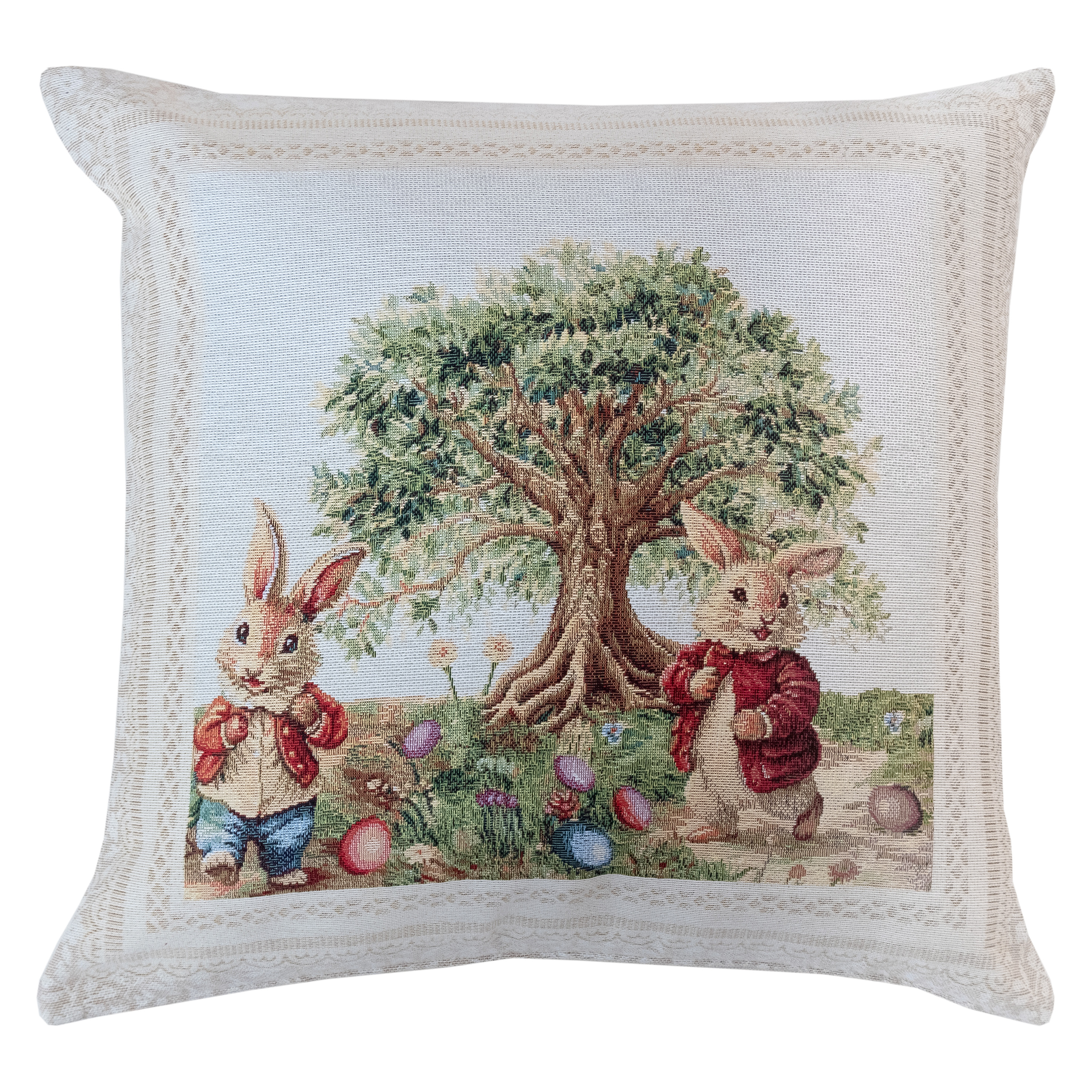 Μαξιλαροθήκη Διακοσμητική Στόφα Panel 45x45 Dimeco Easter Land