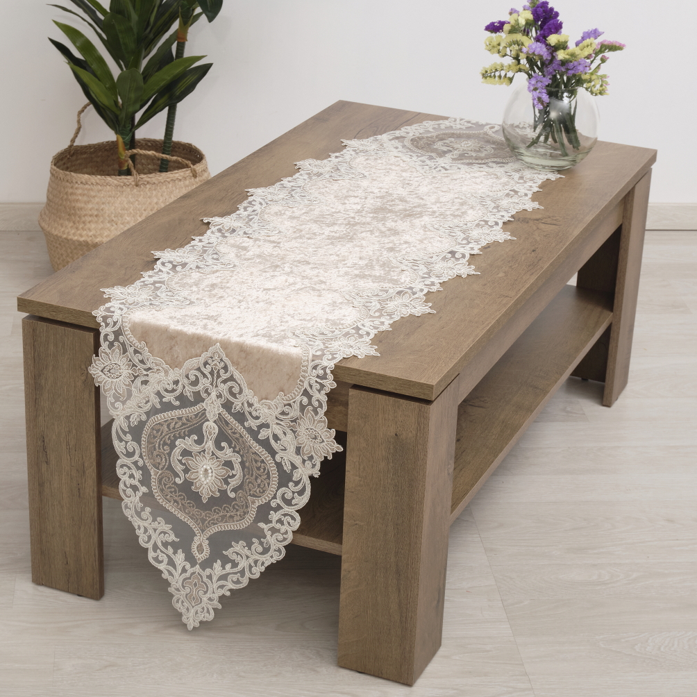 Τραπεζομάντηλο 140x140 Dimeco 2130 Beige