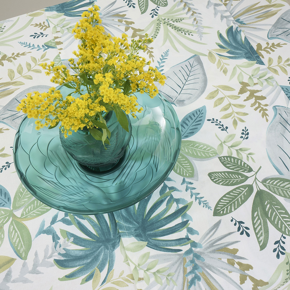 Σουπλά  Τυπωτό Βαμβακερό 35x50  Dimeco Leaves Green