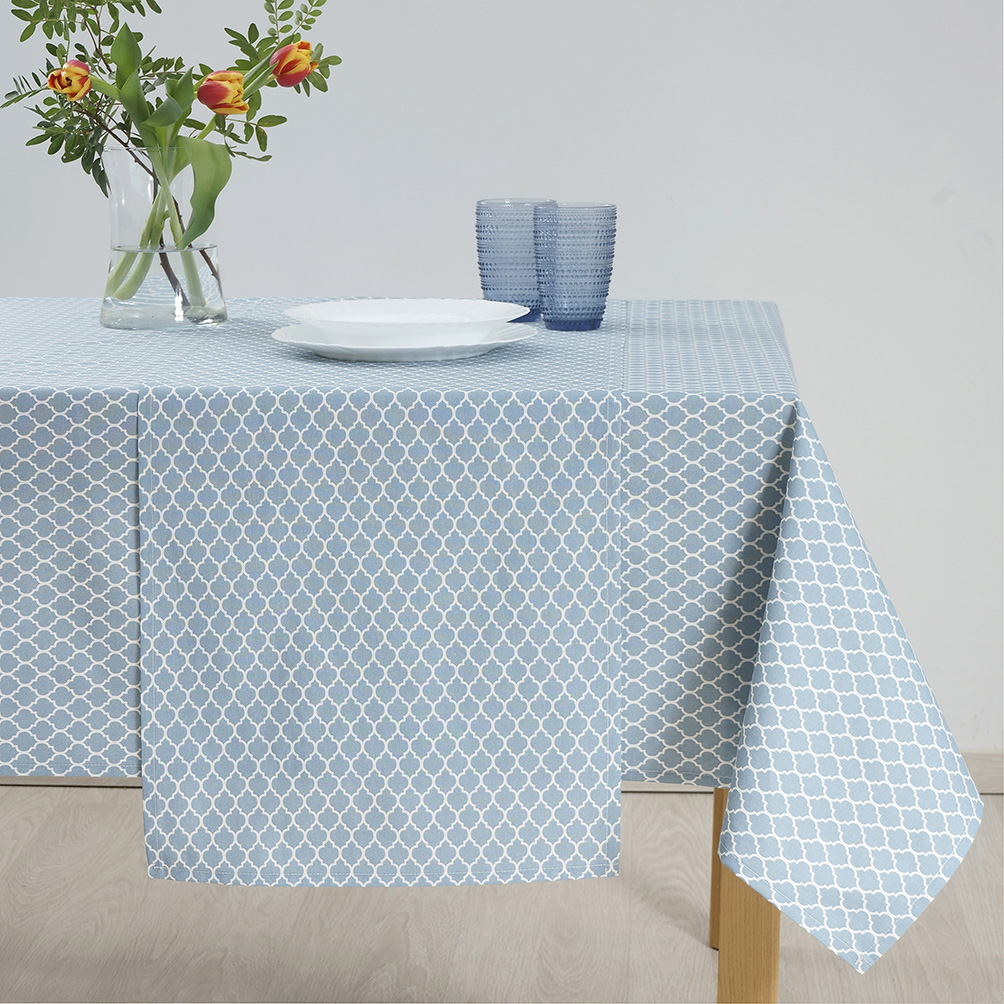 Tραπεζομάντηλο 140x260 Dimeco Luz Blue