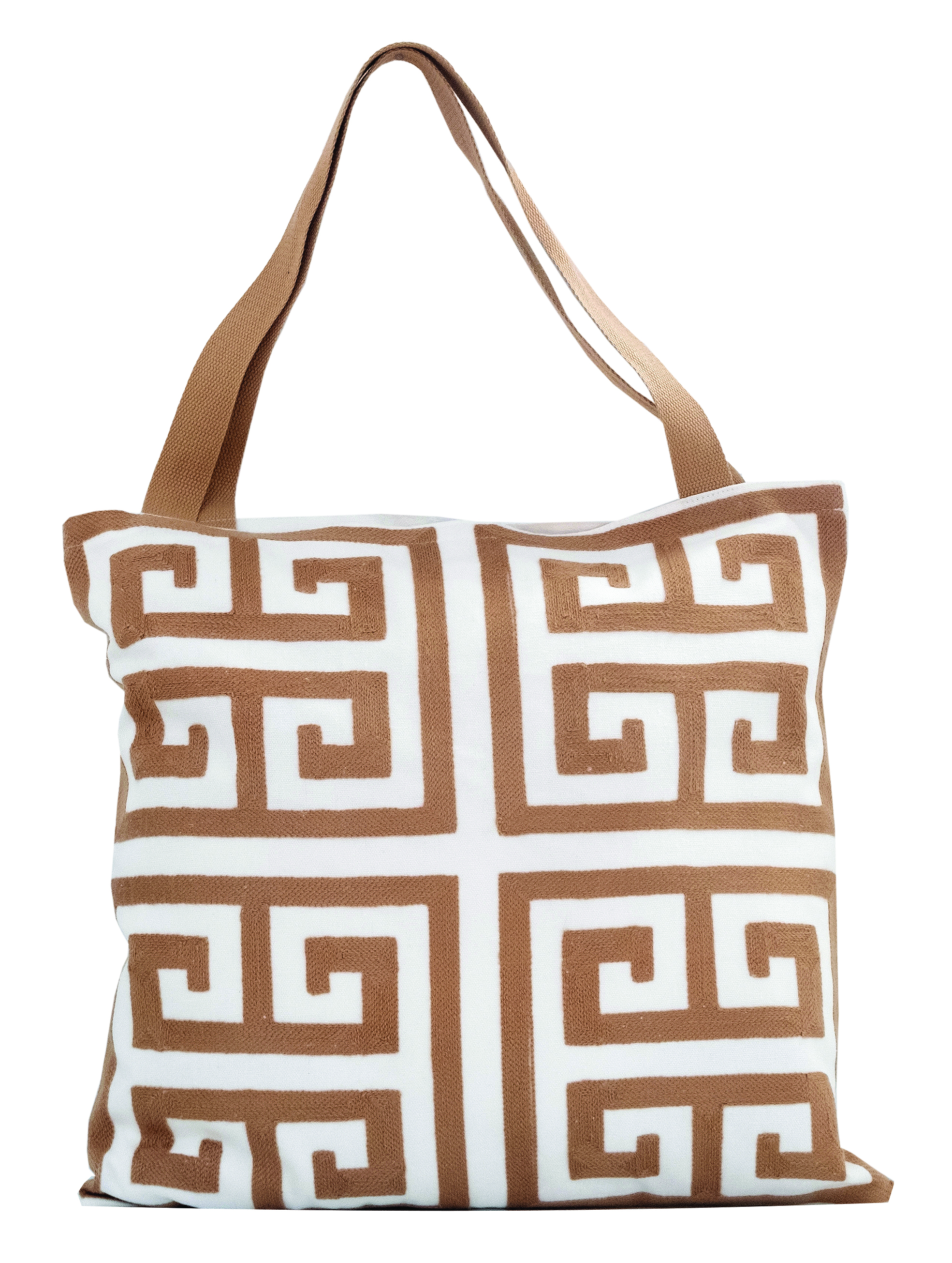 Τσάντα Κεντητή 45x45  Dimeco Zy-1255 Beige