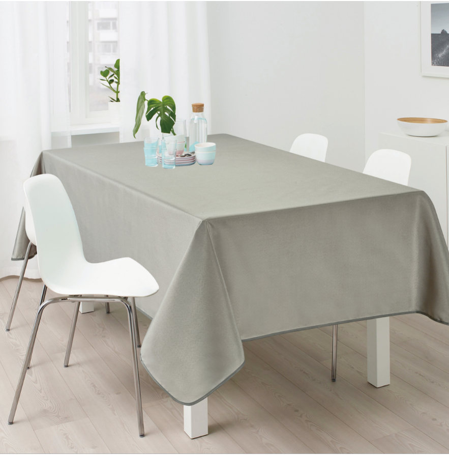 Τραπεζομάντηλο Αλέκιαστο 150x150 Flamingo Μονόχρωμο Beige