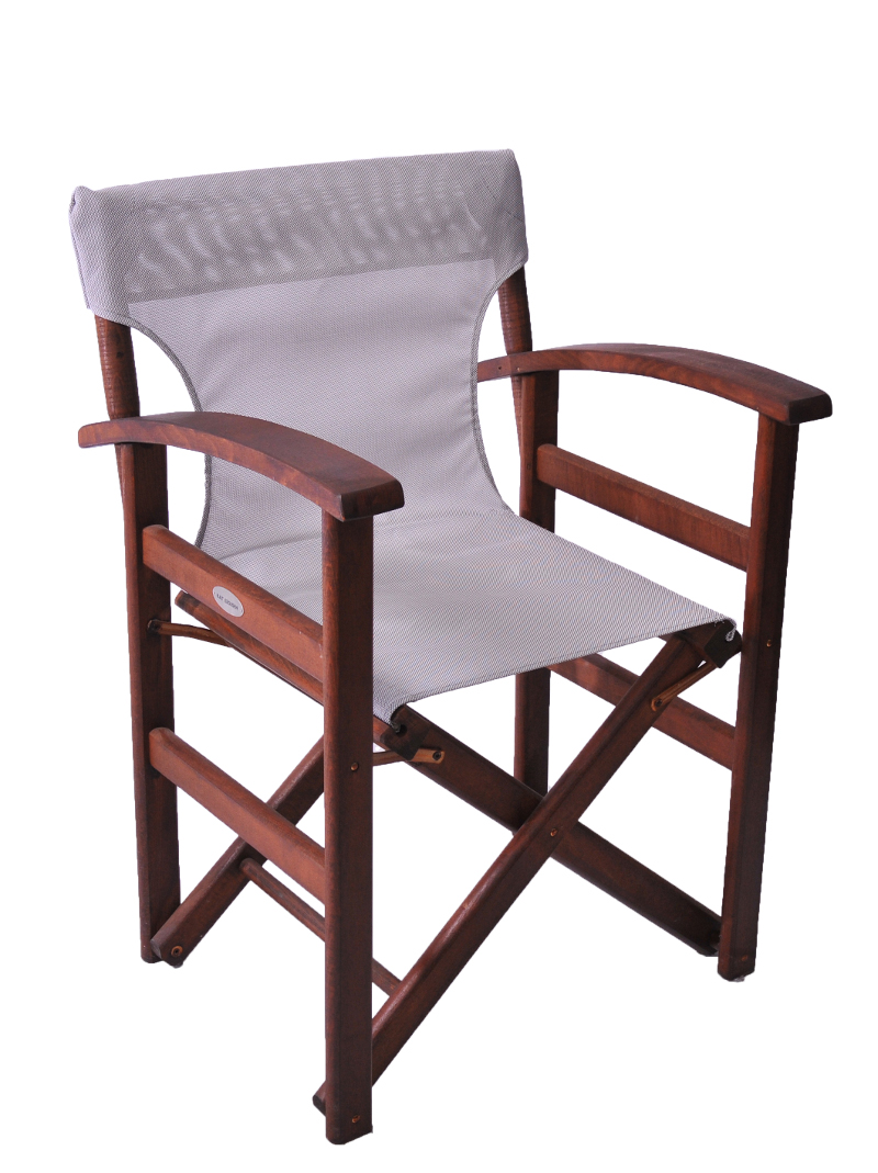 Ανταλλακτικό Πανί Καρέκλας Σκηνοθέτη 57x79x57 OEMΦόρμα 4 PVC 242 Γκρί Λευκό