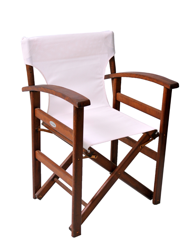 Ανταλλακτικό Πανί Καρέκλας Σκηνοθέτη 57x79x57 Politishome Λευκό