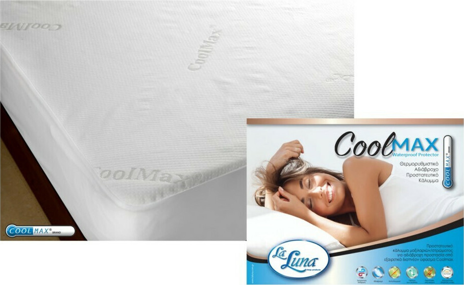 Aδιάβροχο κάλυμμα στρώματος Coolmax 110x200+35