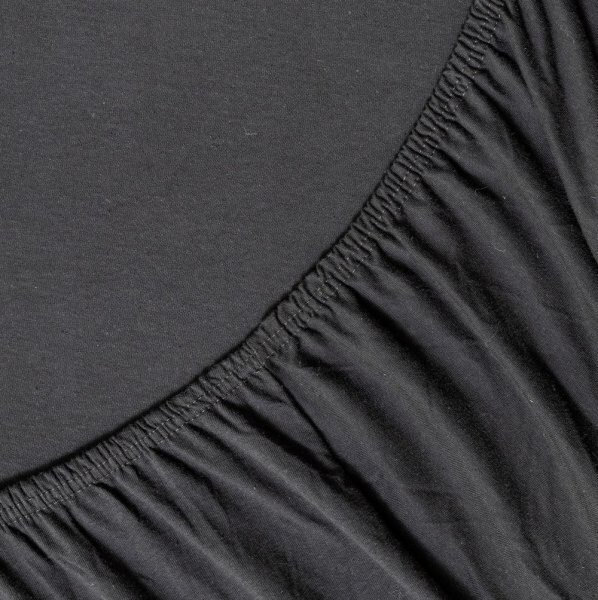 Σεντόνι με λάστιχο Jersey 100x200+40 Night Black