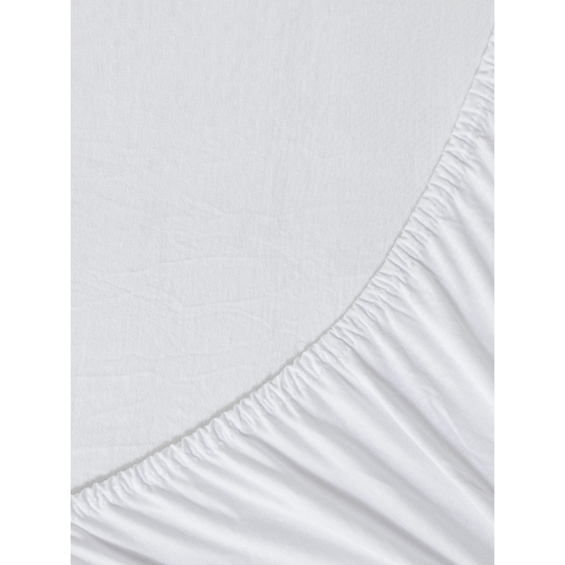 Σεντόνι κούνιας με λάστιχο Jersey 70x140+15 Pure White
