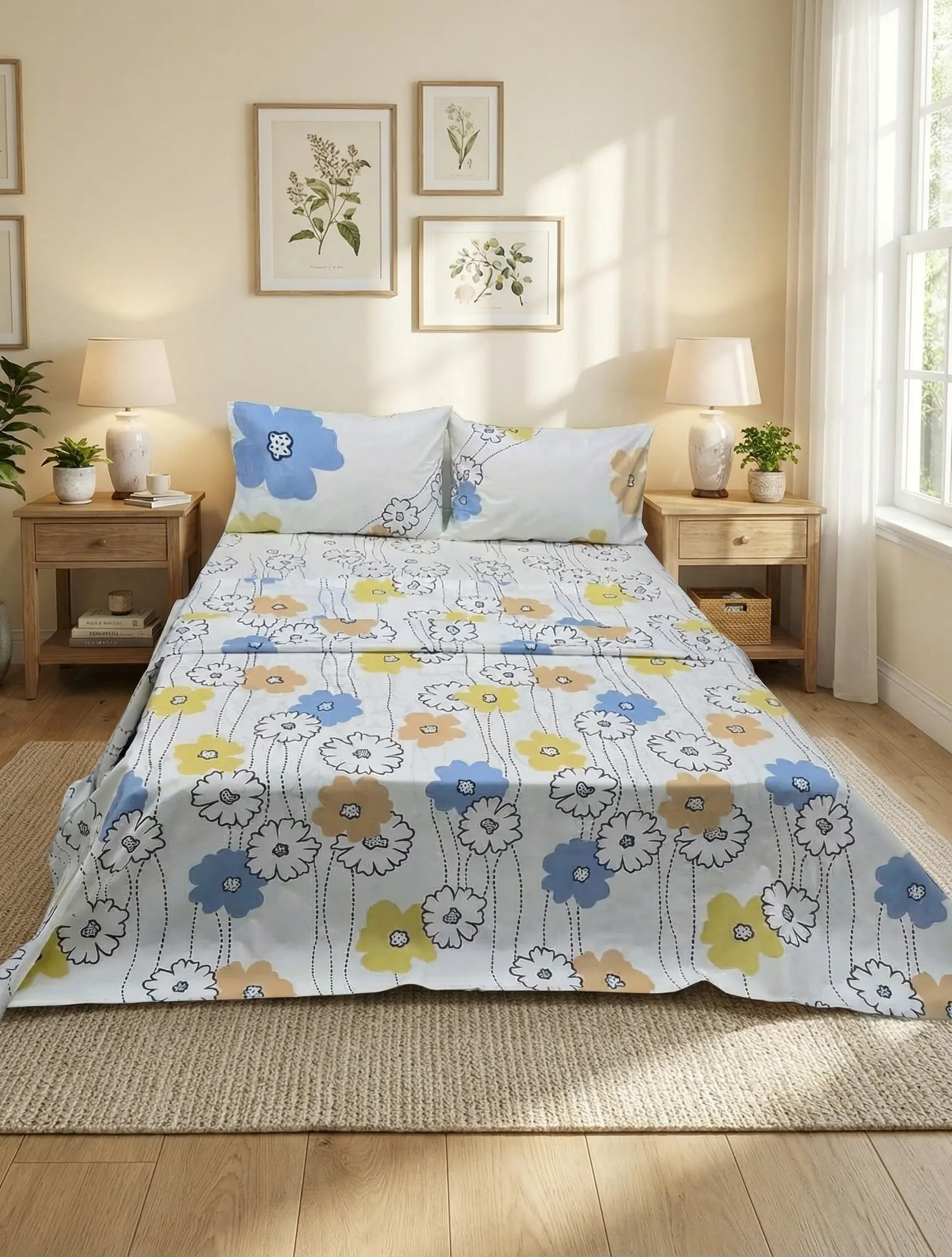Σεντόνια Σετ Υπέρδιπλα Με Λάστιχο 160x200+25 Das Home Daily 3681 