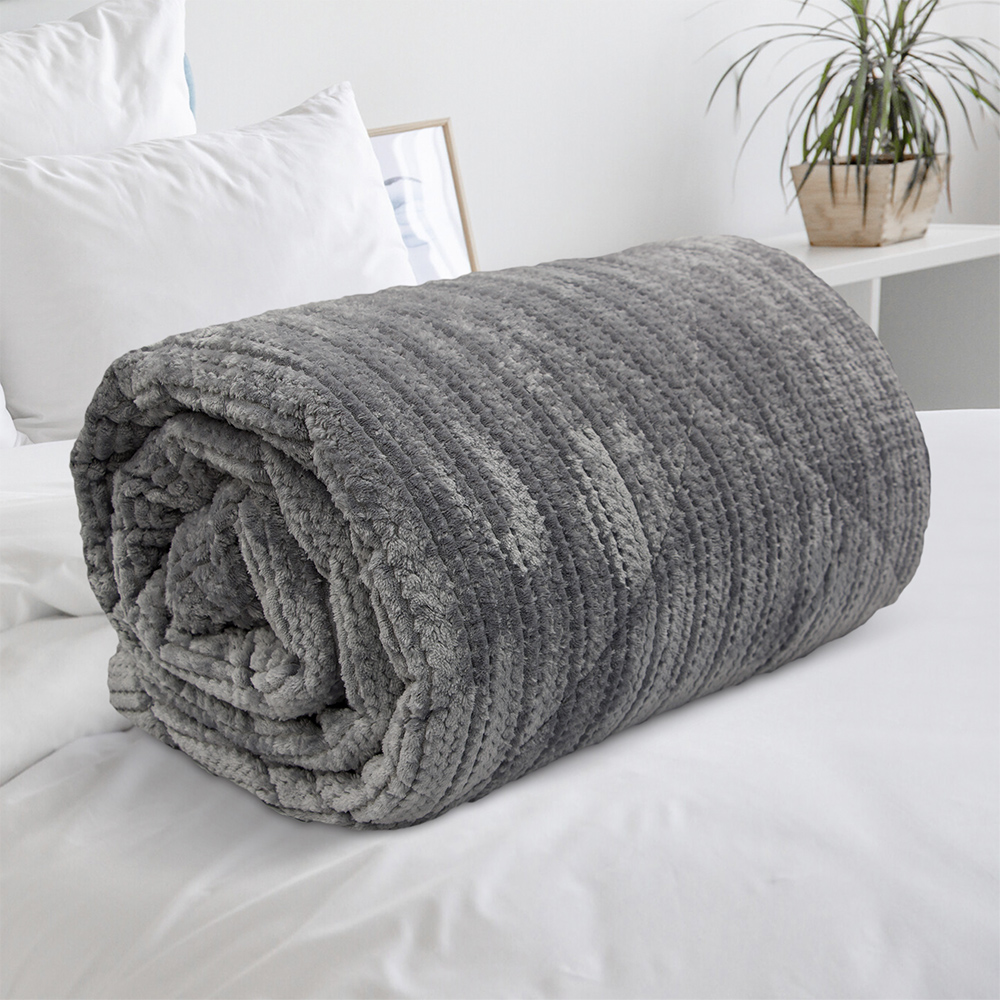 LINO ΚΟΥΒΕΡΤΟΠΑΠΛΩΜΑ STACY GREY 220X240