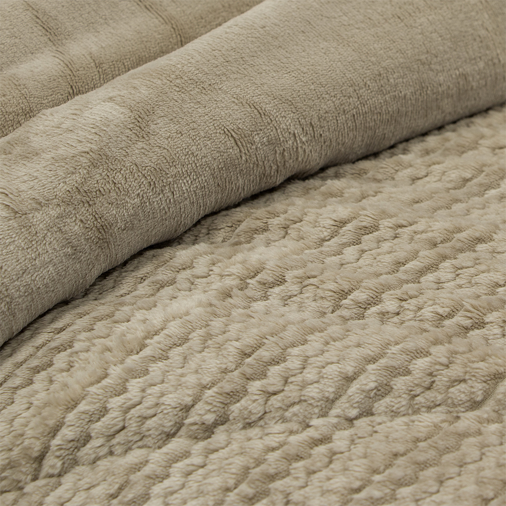 LINO ΚΟΥΒΕΡΤΟΠΑΠΛΩΜΑ STACY TAUPE 220X240