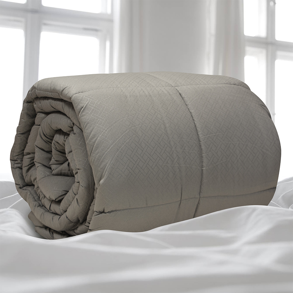 LINO ΠΑΠΛΩΜΑ COLCHA GREY 160X220