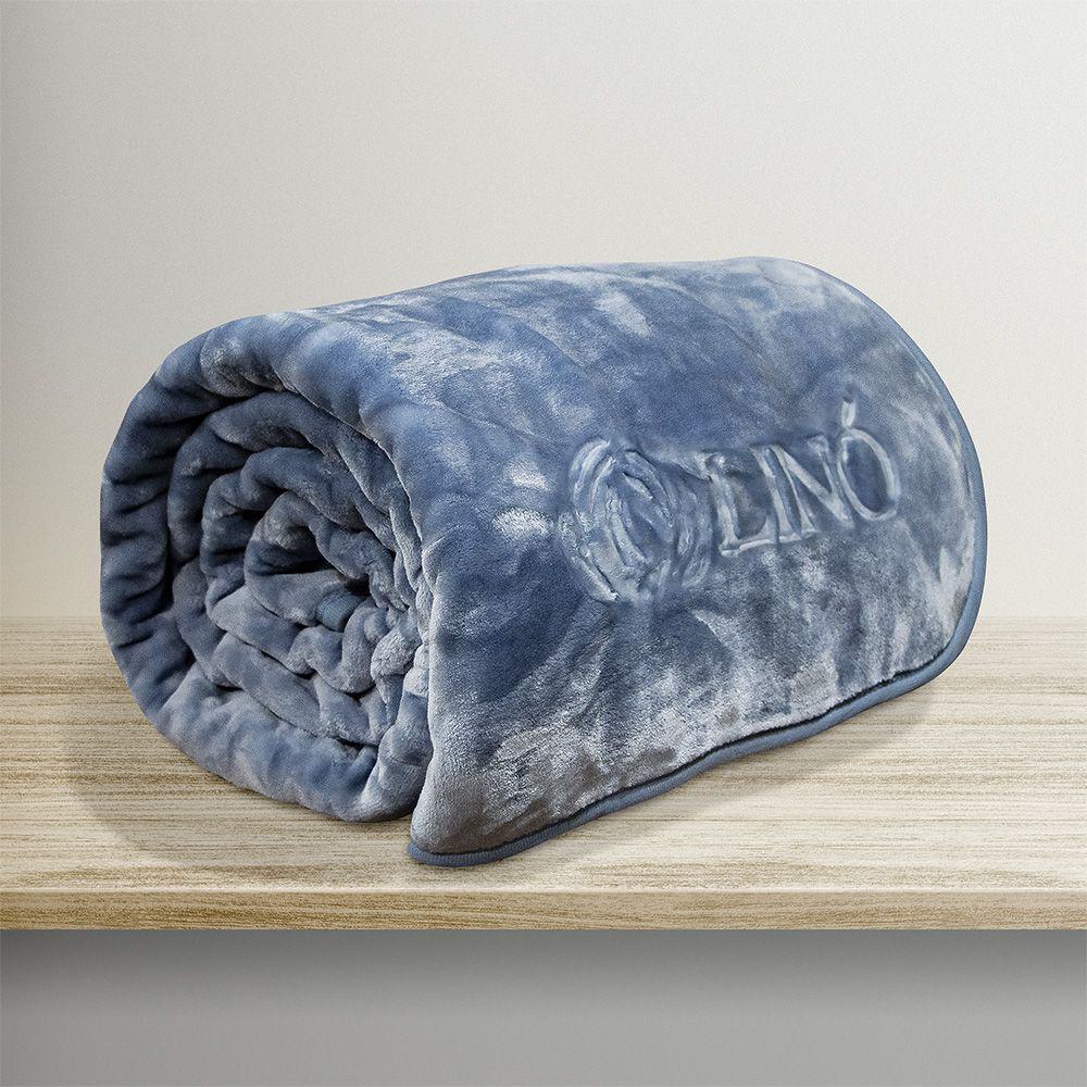 LINO ΚΟΥΒΕΡΤΑ VELLUT BLUE 220X240